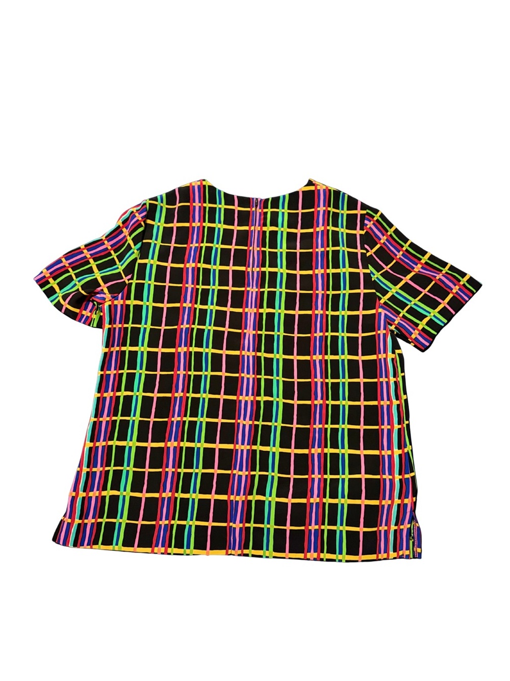 70’s Vintage Graff Californiawear Grid Print Blouse